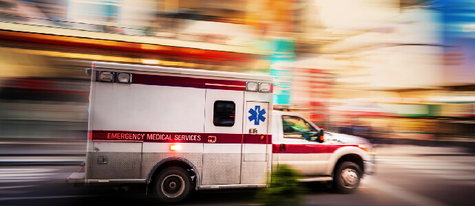 ambulance rushing